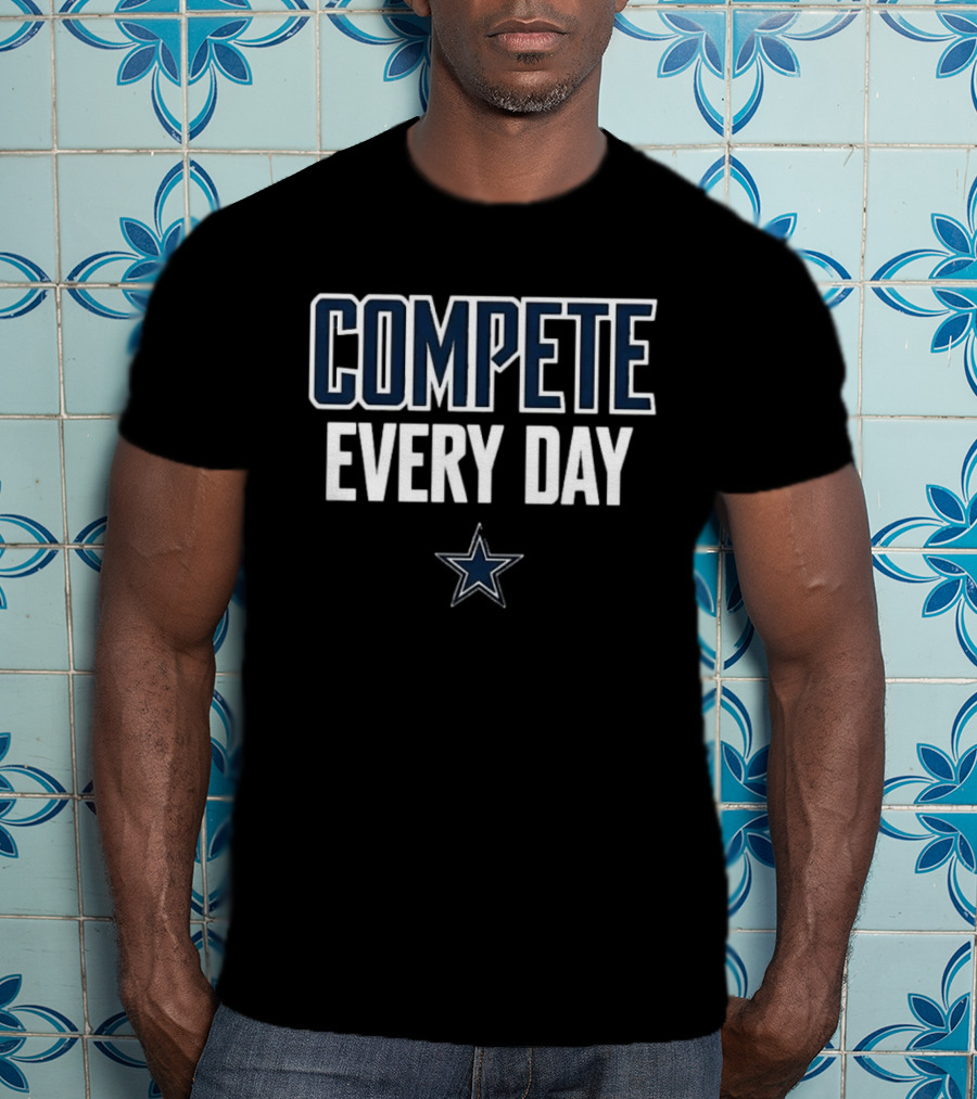 Compete Every Day Cowboys Star T-Shirt
