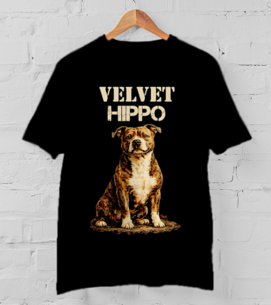 Velvet Hippo Dog T-Shirt