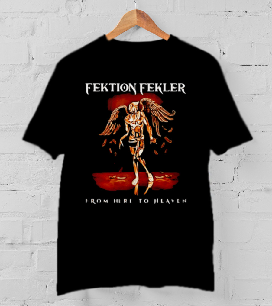 Fektion Fekler From Here To Heaven Angelic Figure With Wings T-Shirt