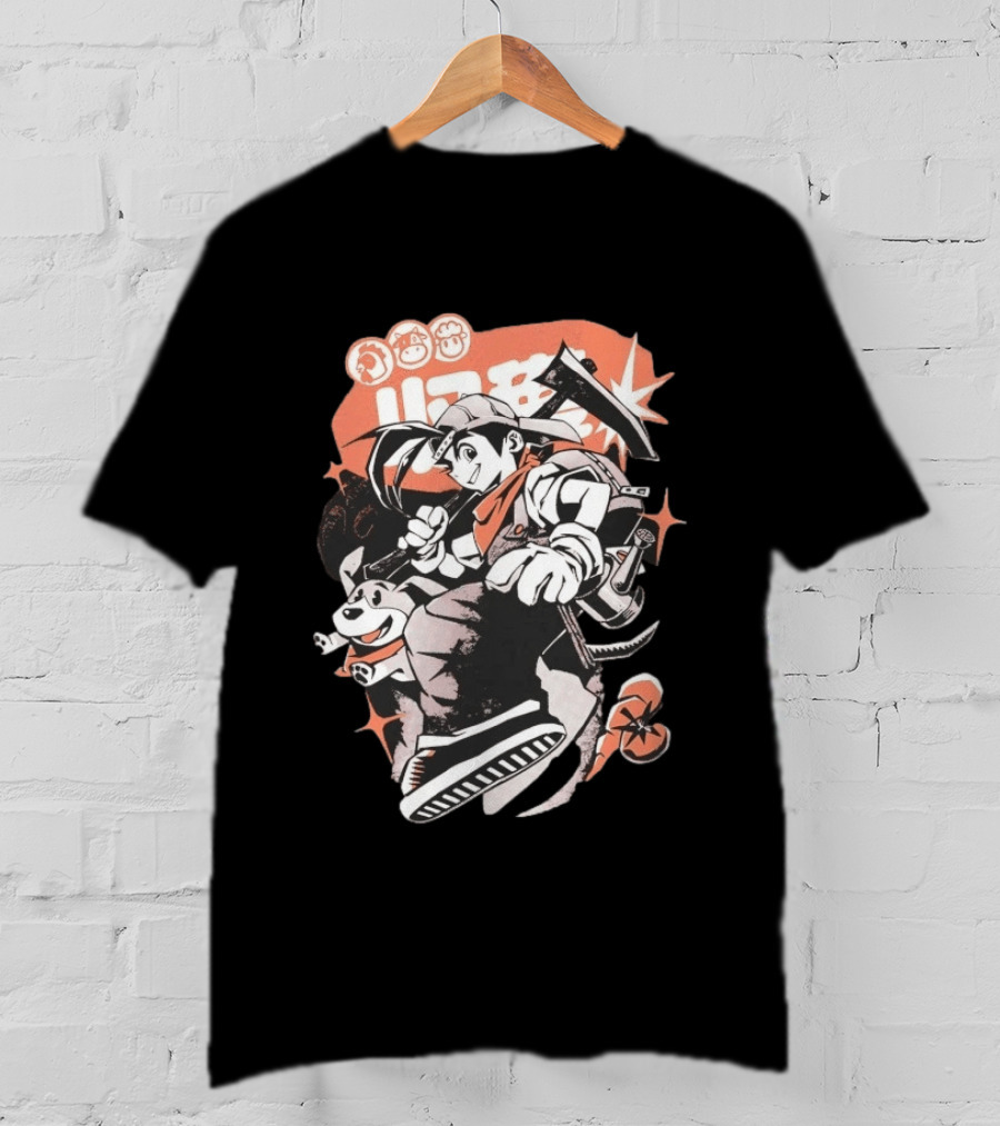 Harvest Moon Boy Adventure With Dog And Tools T-Shirt