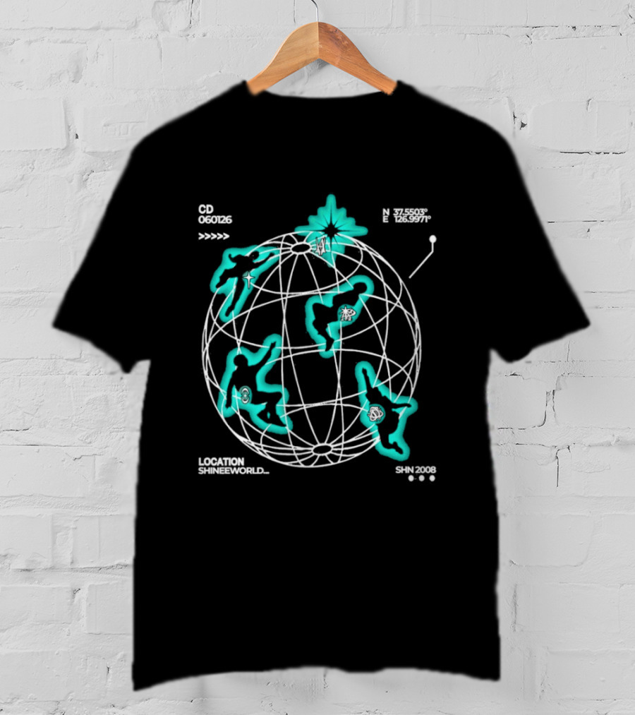 Location Shineeworld SHN2008 08 Cosmos Discover T-Shirt