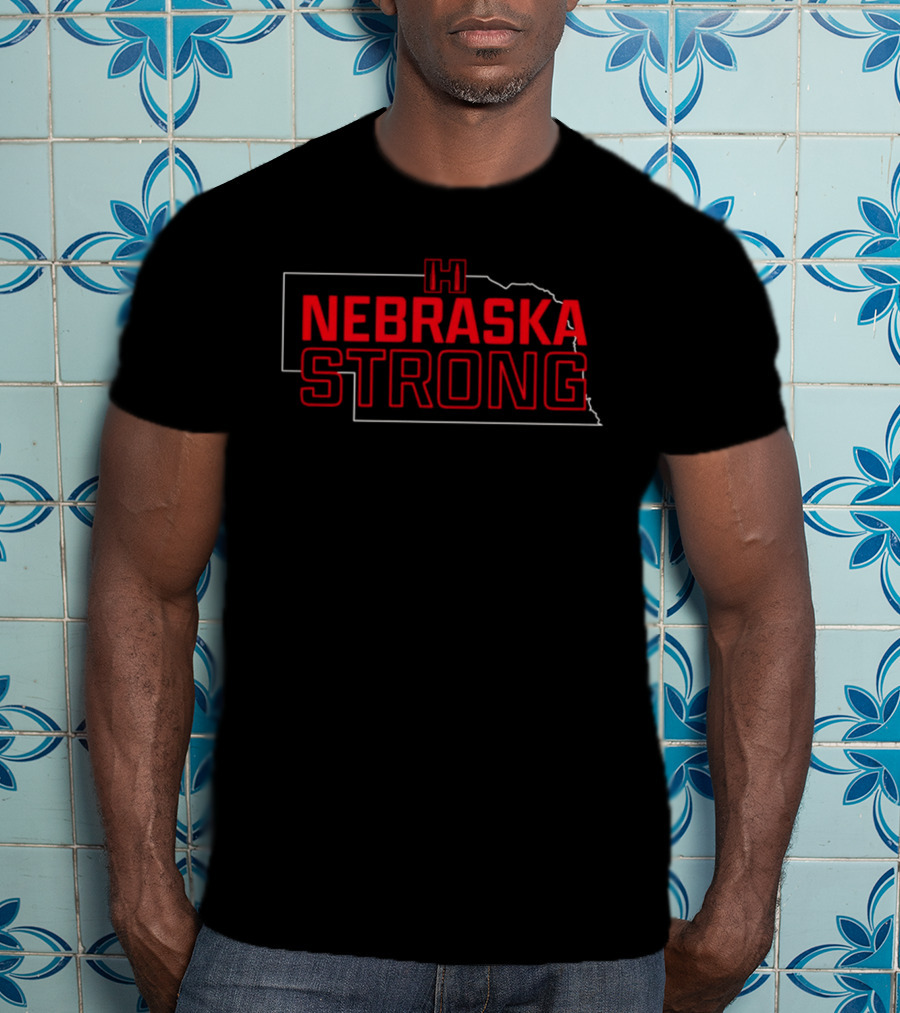 Nebraska Strong Wildfire Support Farmers Relief Aid T-Shirt
