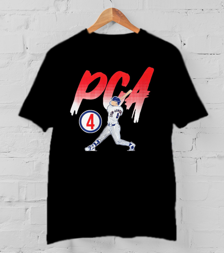 PCA Pete Crow Armstrong 04 Chicago Cubs Baseball Player Swing T-Shirt