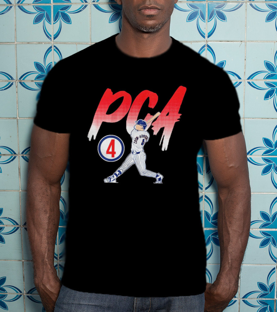 PCA Pete Crow Armstrong 04 Chicago Cubs Baseball Player Swing T-Shirt