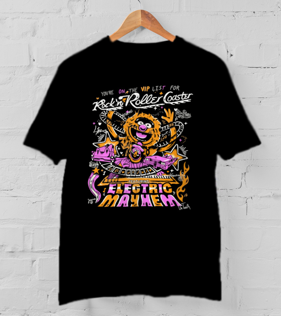 Rock 'n' Roller VIP List Featuring Electric Mayhem T-Shirt