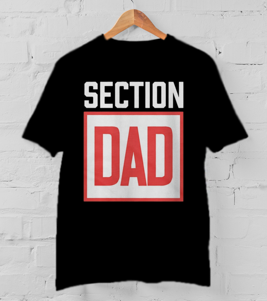 Section Dad Vintage Bold Text Block T-Shirt