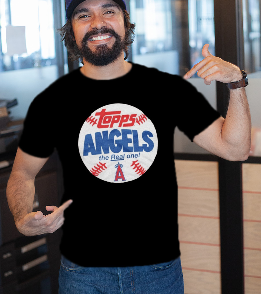 Topps Los Angeles Angels The Real One Baseball T-Shirt