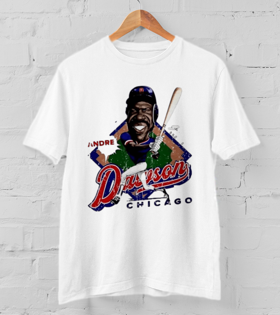 Andre Dawson Chicago Cubs Baseball Legend T-Shirt