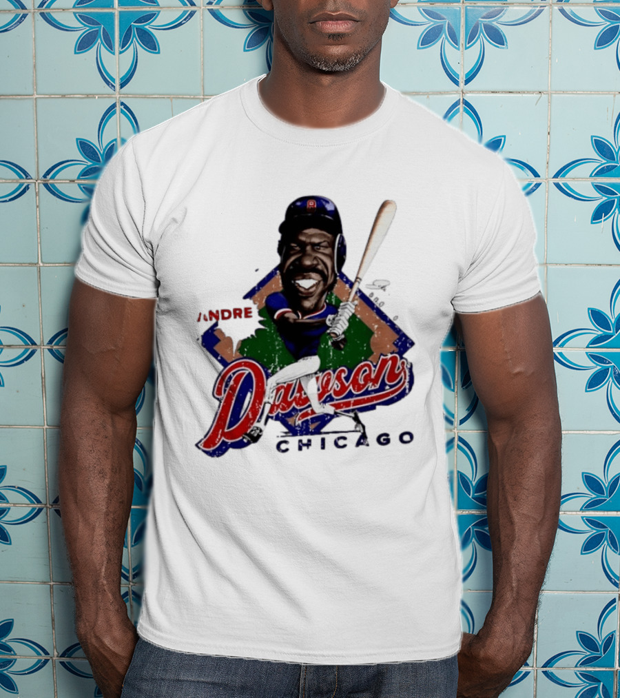 Andre Dawson Chicago Cubs Baseball Legend T-Shirt