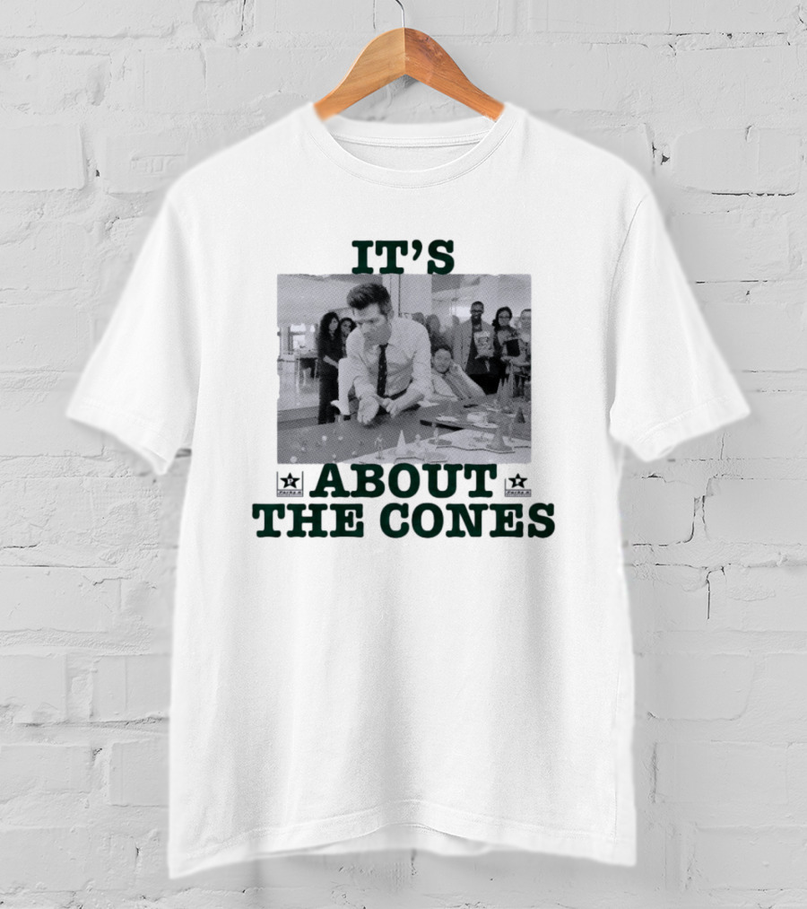 Ben Wyatt It's About The Cones Parks And Recreation Sitcom T-Shirt