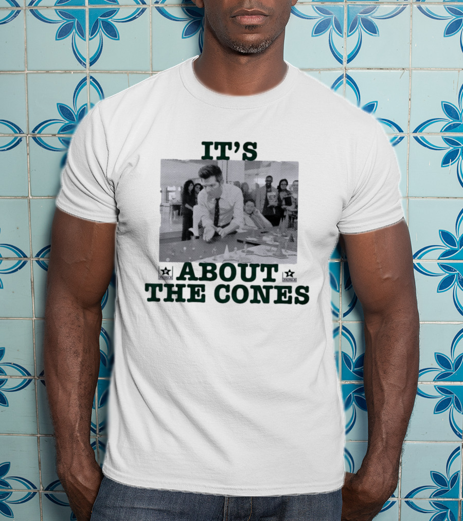 Ben Wyatt It's About The Cones Parks And Recreation Sitcom T-Shirt