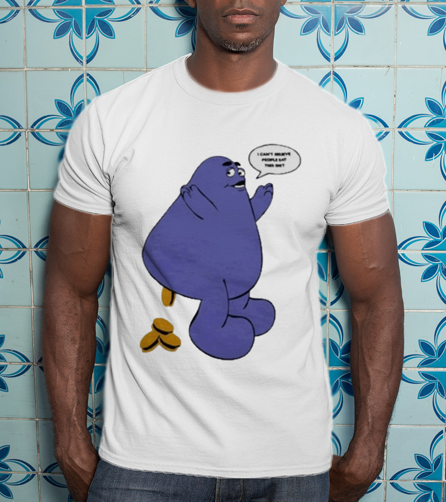 Rare AKOMPLICE GRIMACE I Can't Believe People Eat This T-Shirt