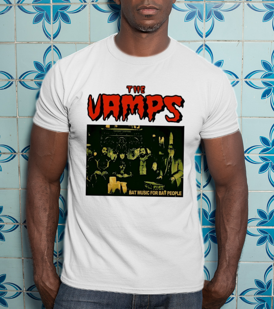 The Vamps What We Do In The Shadows Bat Music For Bat People Candles Group Image T-Shirt