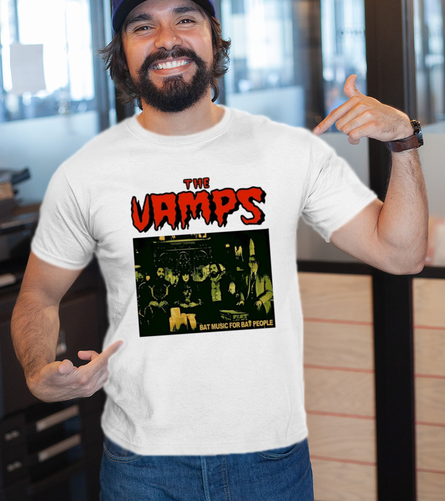 The Vamps What We Do In The Shadows Bat Music For Bat People Candles Group Image T-Shirt