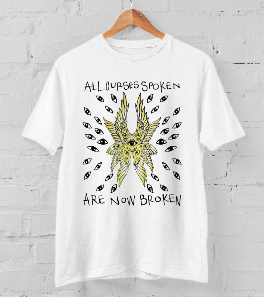 All Curses Spoken Are Now Broken Winged Eye T-Shirt