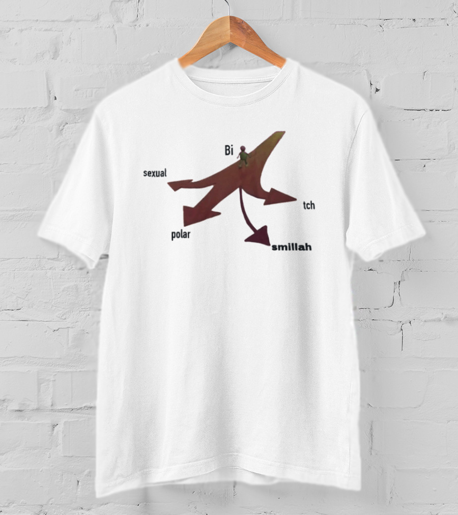 Bi Sexual Polar Smillah Tch Arrow And Figure Concept T-Shirt