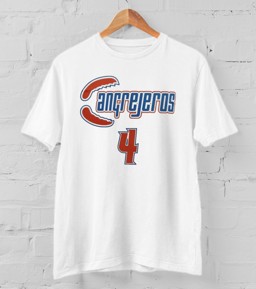 Cangrejeros De Santurce 2026 Honoring José 'Piculín' Ortiz 4 T-Shirt