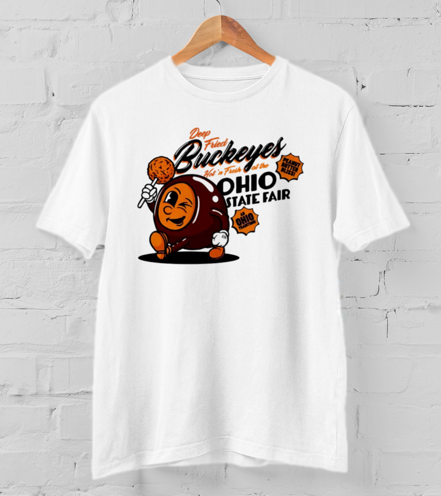 Ohio State Fair Deep Fried Buckeyes Hot'n Fresh Peanut Butter Bliss T-Shirt