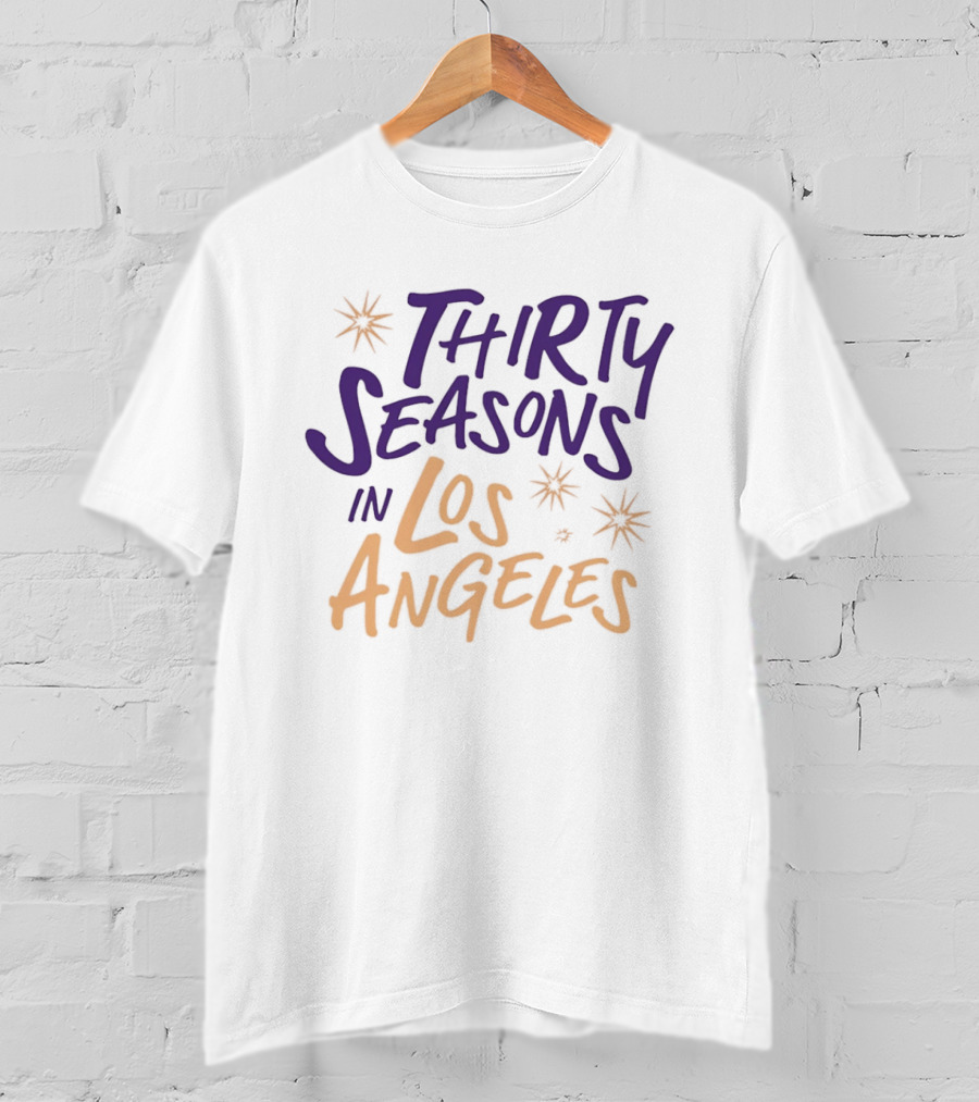 Thirty Seasons In Los Angeles Sparks T-Shirt