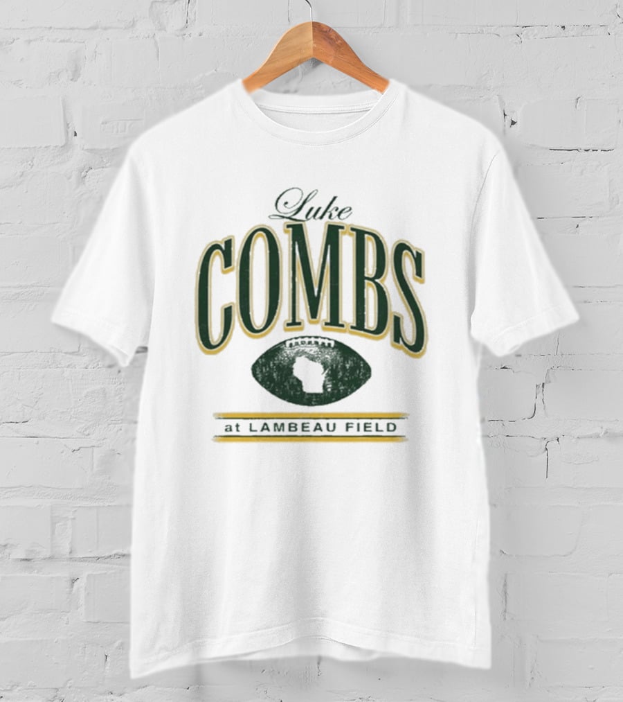 Luke Combs At Lambeau Field Wisconsin Football 2026 T-Shirt