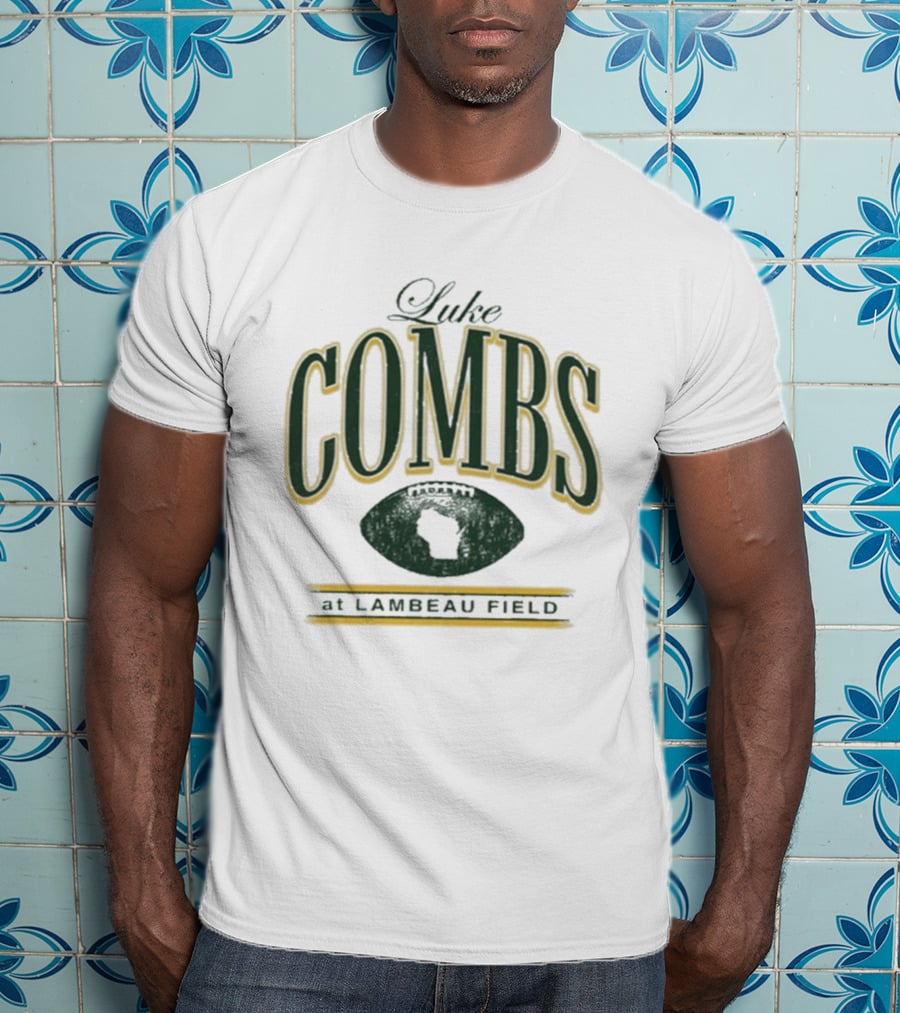 Luke Combs At Lambeau Field Wisconsin Football 2026 T-Shirt