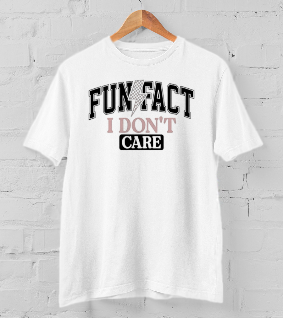 Fun Fact I Don't Care Lightning T-Shirt