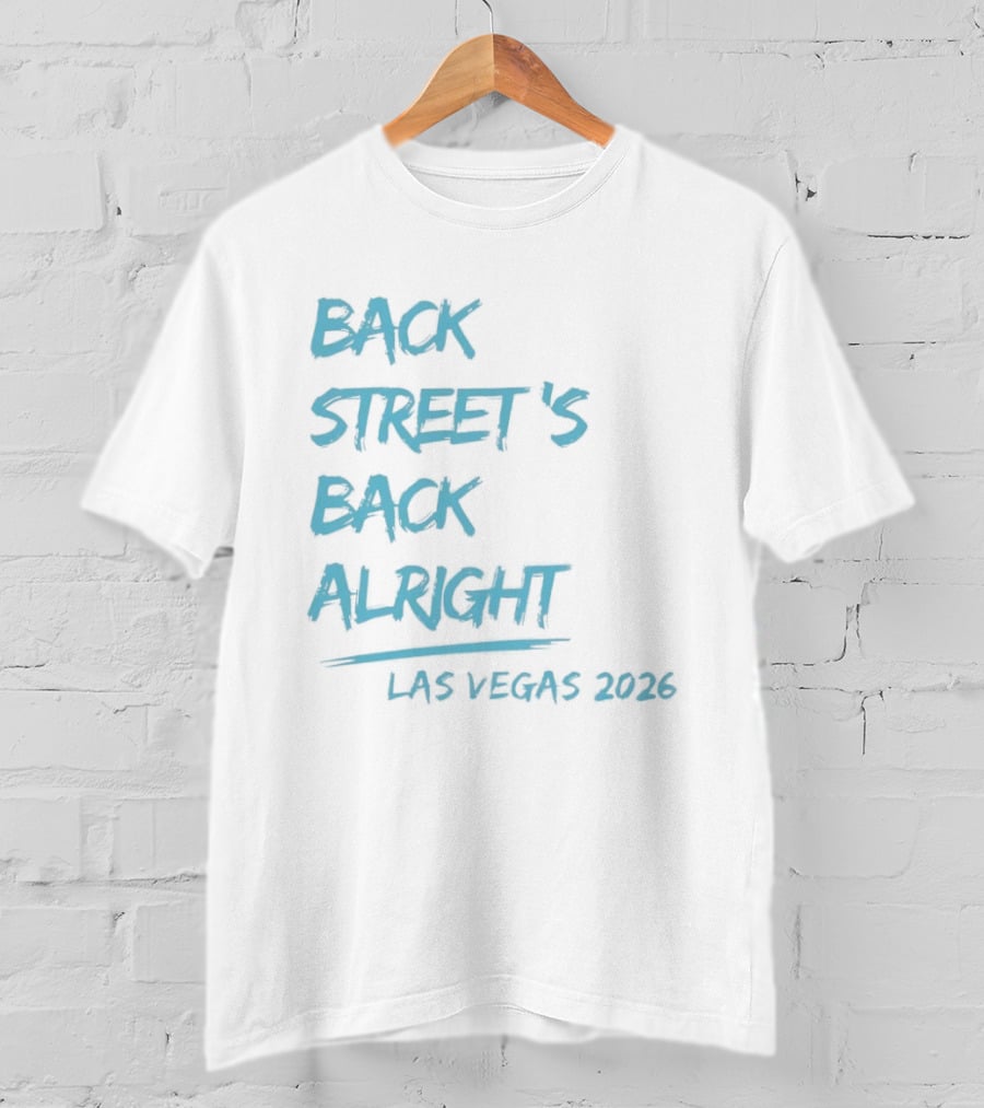 Backstreet's Back Alright Las Vegas 2026 T-Shirt