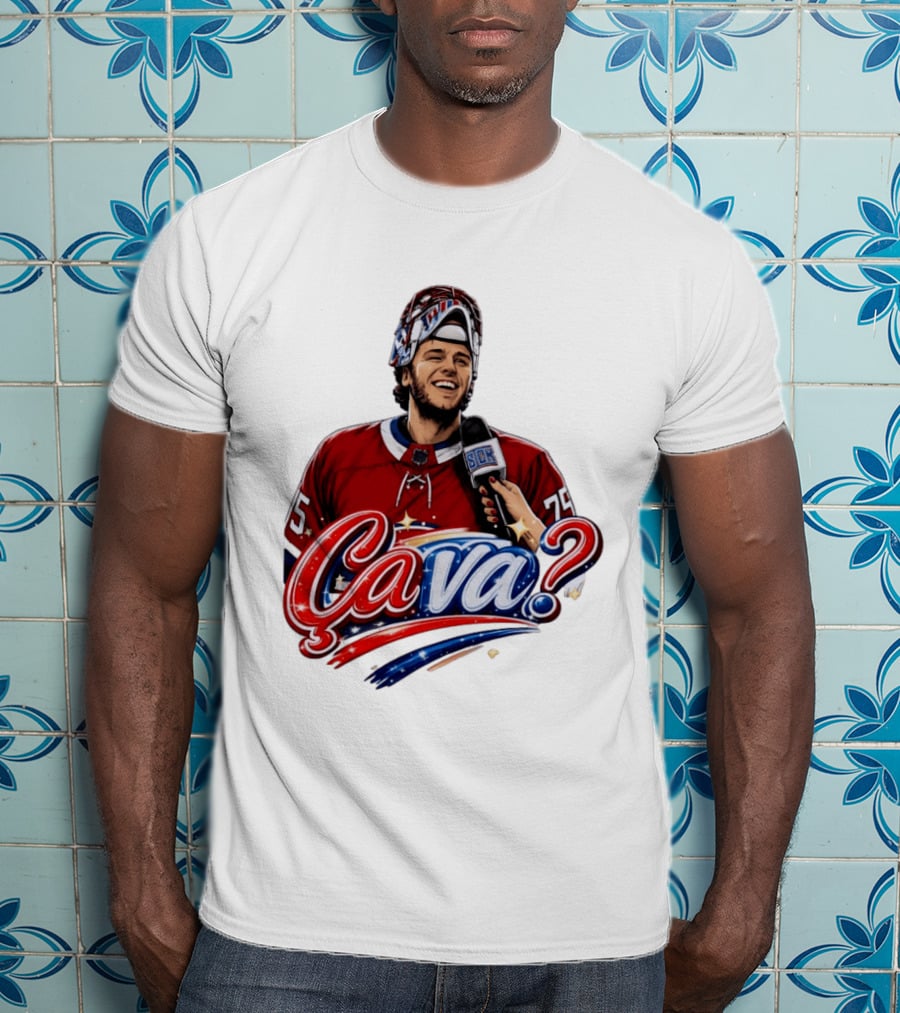 Ca Va Jakub Dobes Montreal Canadiens Interview NHL 75 Hockey Jersey T-Shirt