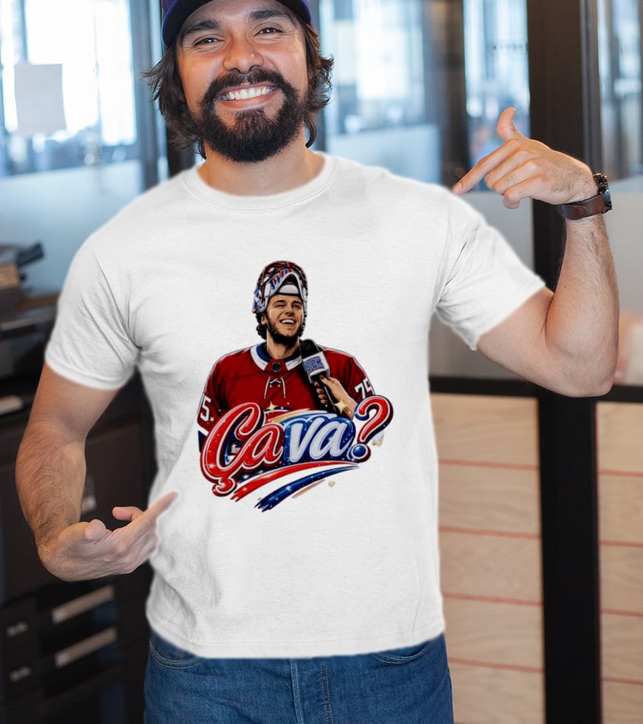 Ca Va Jakub Dobes Montreal Canadiens Interview NHL 75 Hockey Jersey T-Shirt