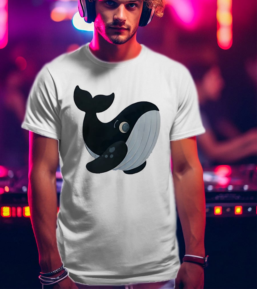 Cocomelon The Movie J.J Whale Cartoon T-Shirt