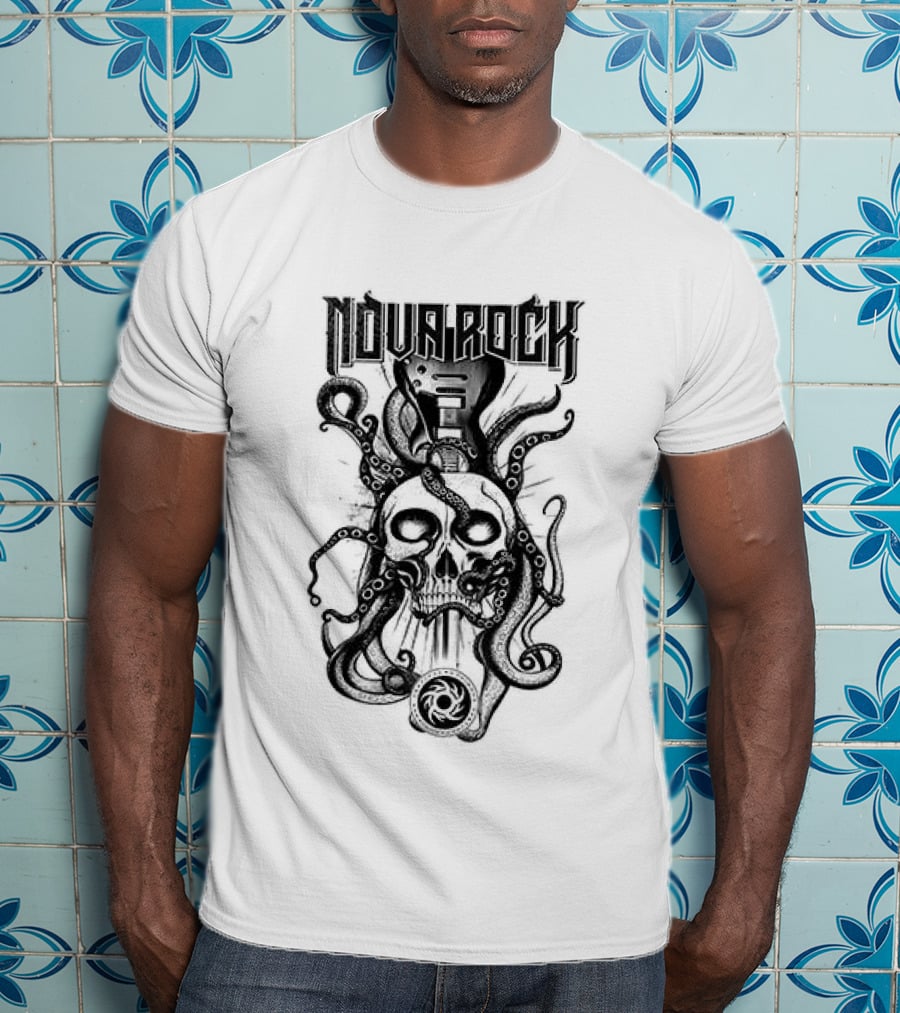 Nova Rock Sword Skull Line Up Festival T-Shirt
