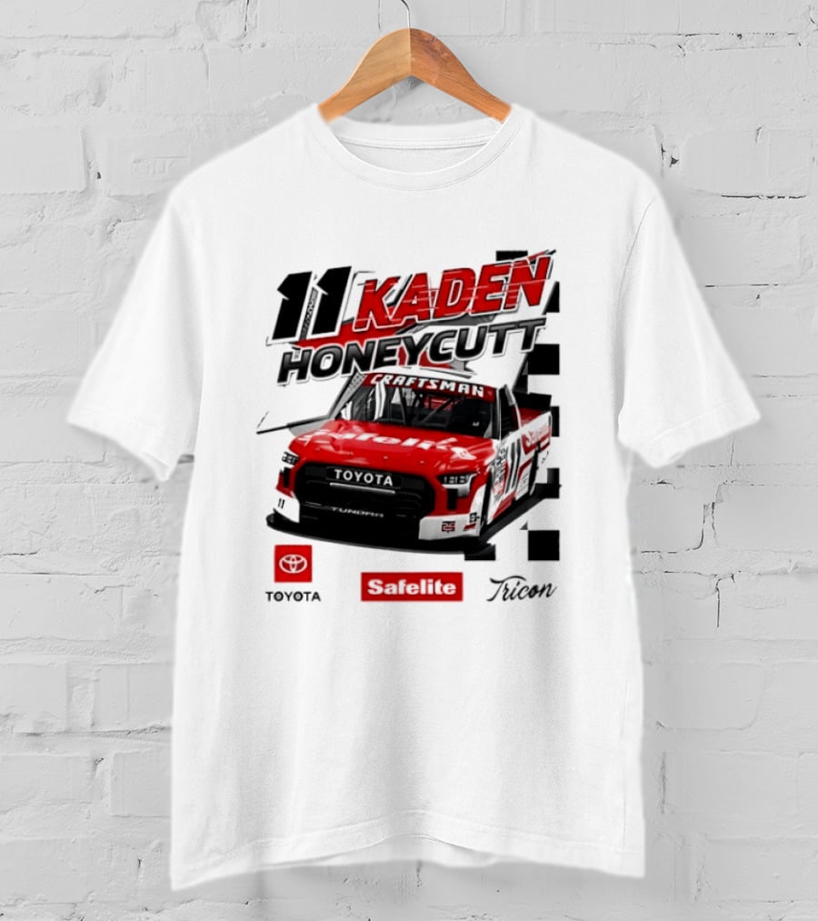 Kaden Honeycutt 11 Toyota Tundra TRICON Garage Racing Team T-Shirt