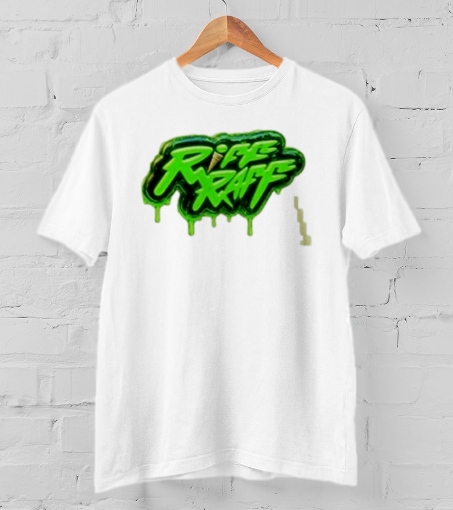 Riff Raff Neon Green Drip T-Shirt