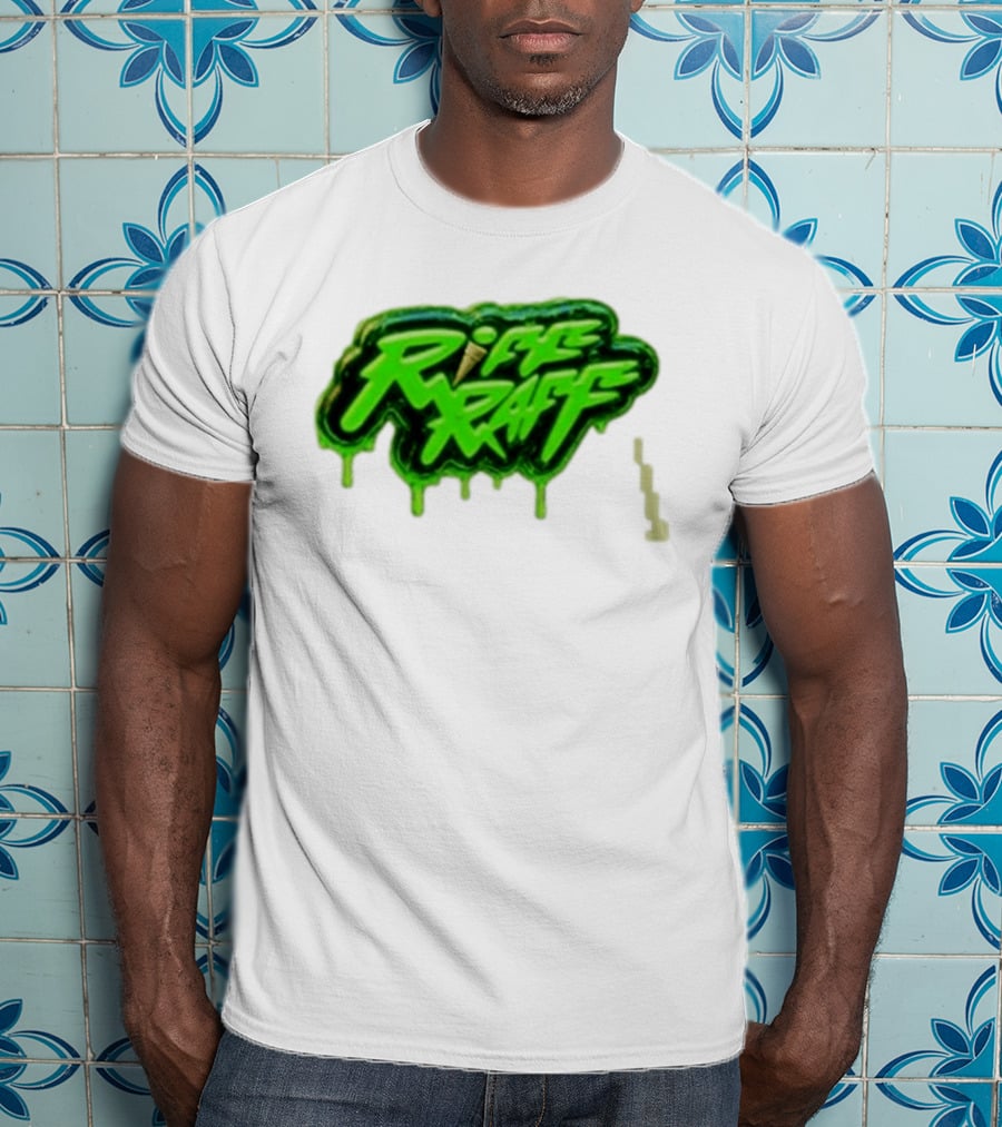 Riff Raff Neon Green Drip T-Shirt