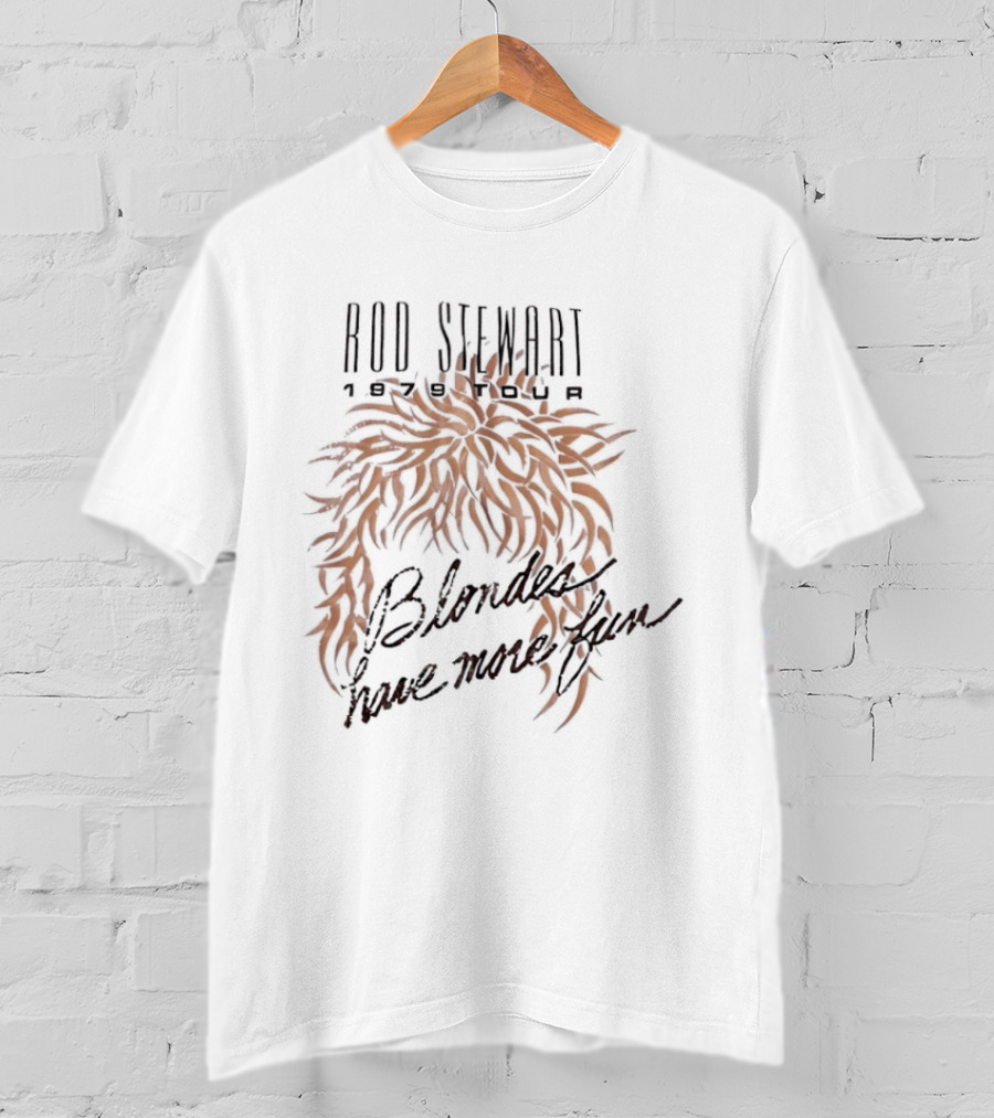 Rod Stewart Blondes Have More Fun 1979 Tour T-Shirt