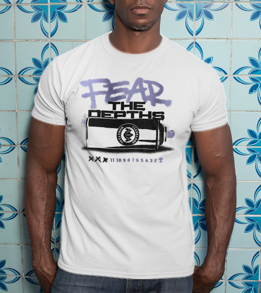 Fear The Depths Cleveland Monsters Hockey NHL 2026 T-Shirt