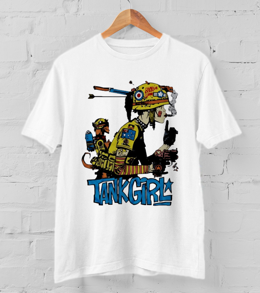 Tank Girl Comic Punk Rock Charlie Don't Surf T-Shirt