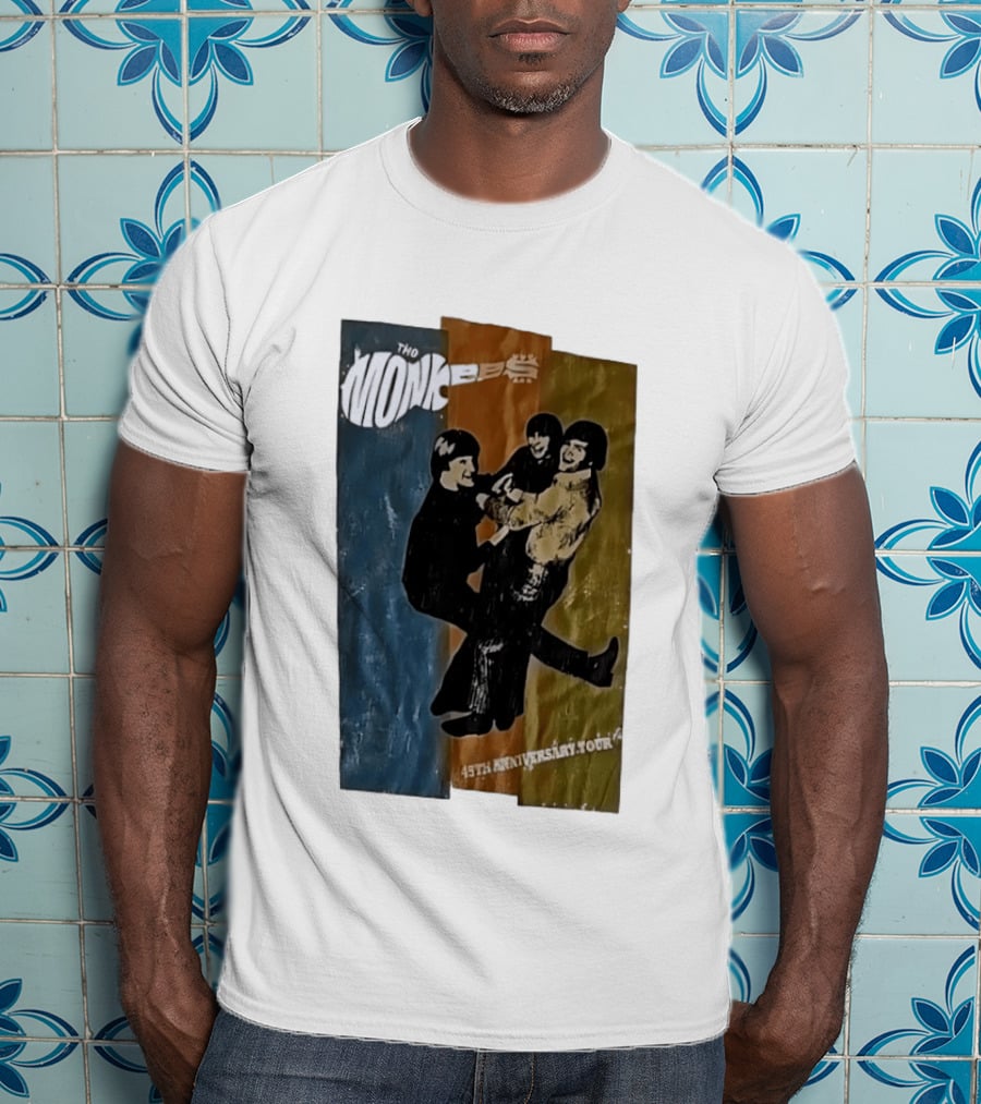 The Monkees 45th Anniversary Tour Vintage Band Celebration T-Shirt