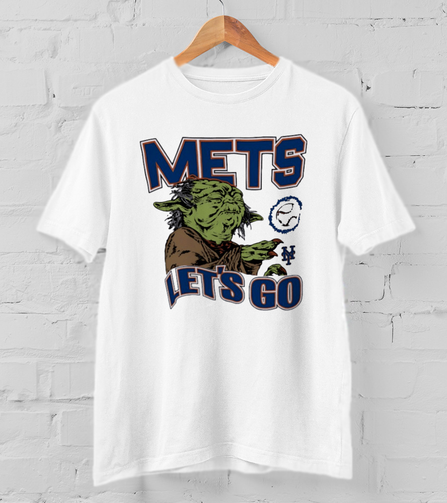 Mets Let's Go Yoda New Yorks Mets T-Shirt