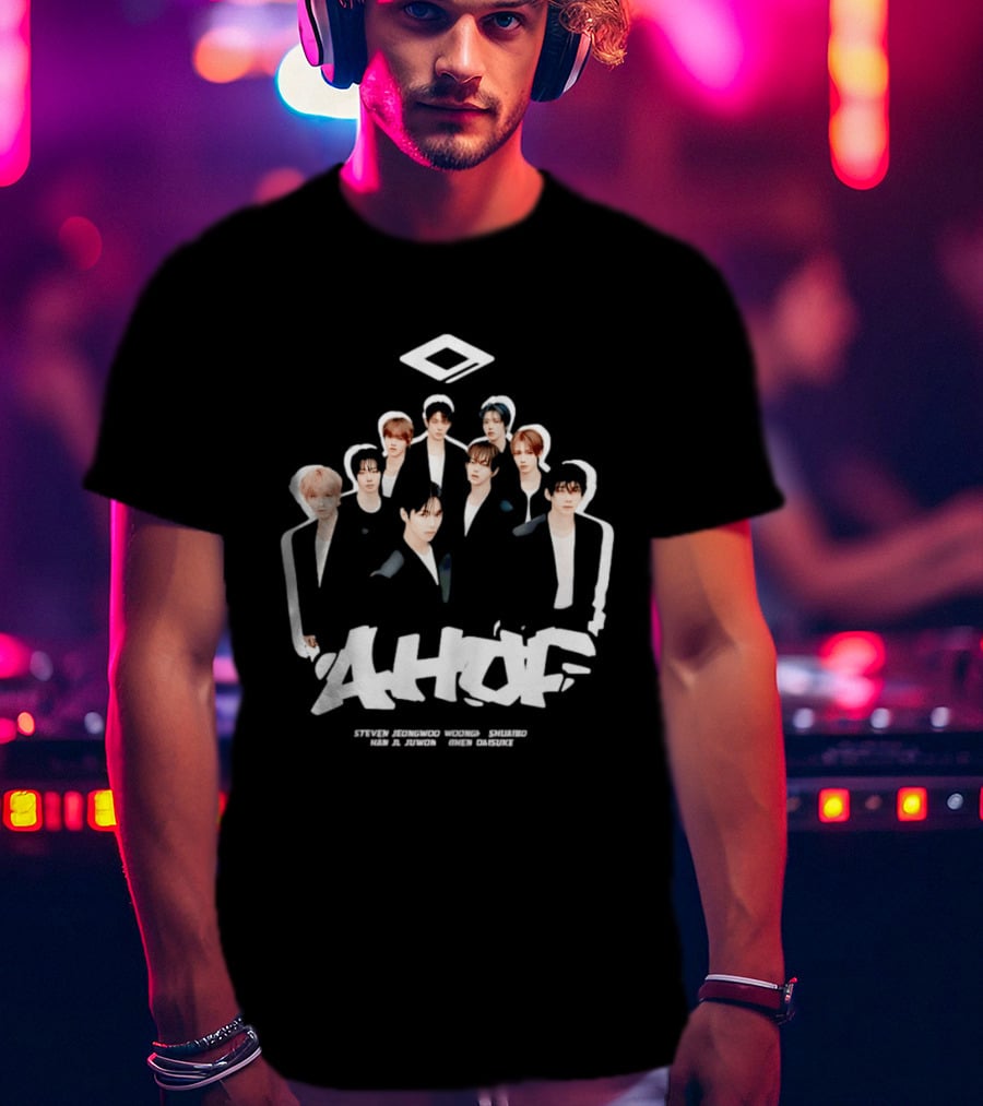 AHOF Steven Jeongwoo Woongki Shuaibo Han Jl Juwon Chihen Daisuke T-Shirt