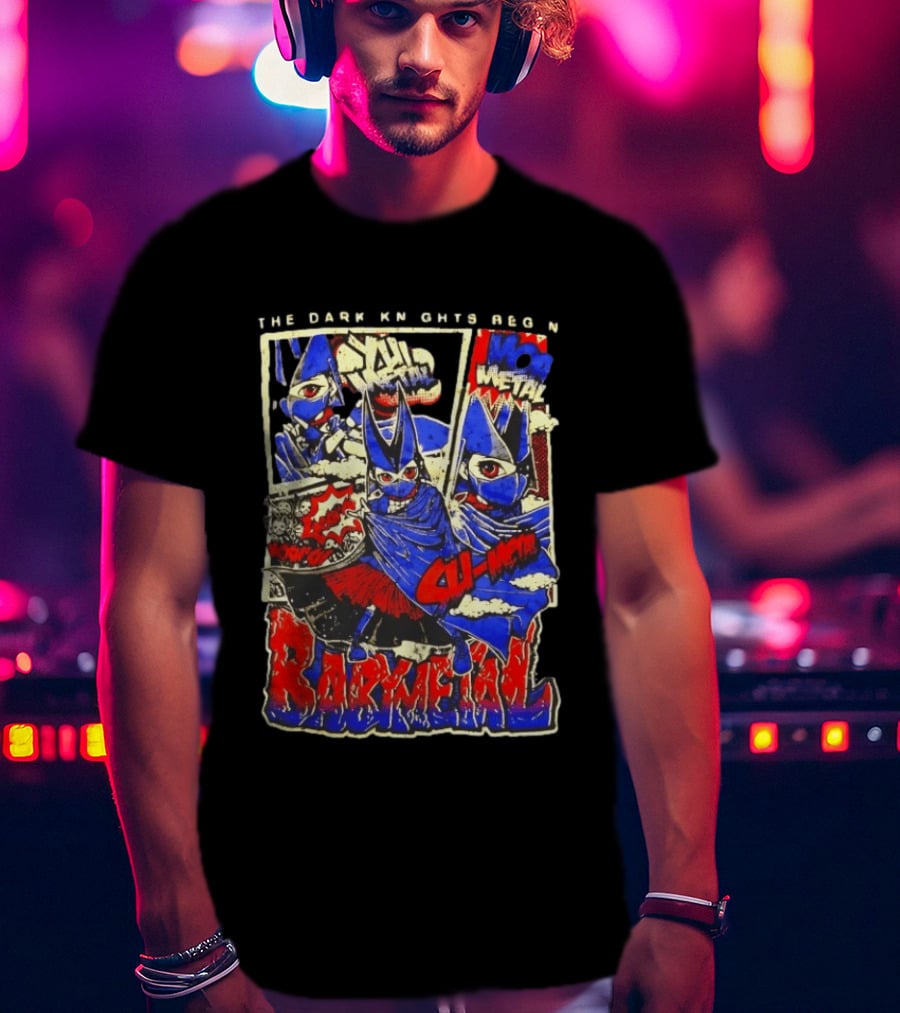 Babymetal The Dark Knights Begin Wow Metal Manga Style Comic T-Shirt
