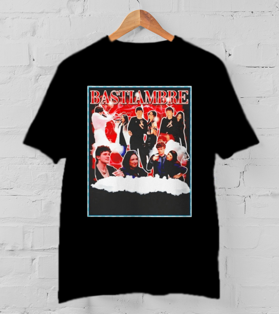 Bastiambre Movie Pop Culture Characters Collage T-Shirt