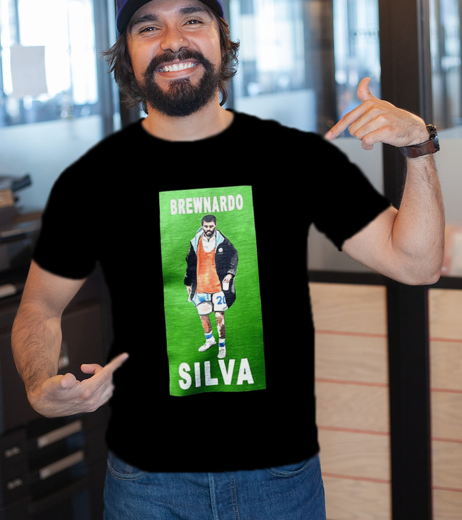 Brewnardo Silva Bernardo Silva Manchester City Football Star T-Shirt