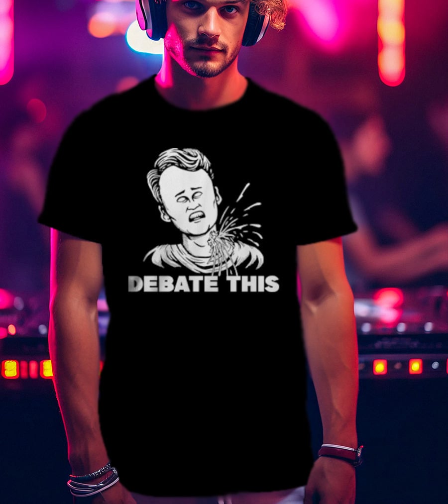 Charlie Kirk Debate This Explosion Head T-Shirt