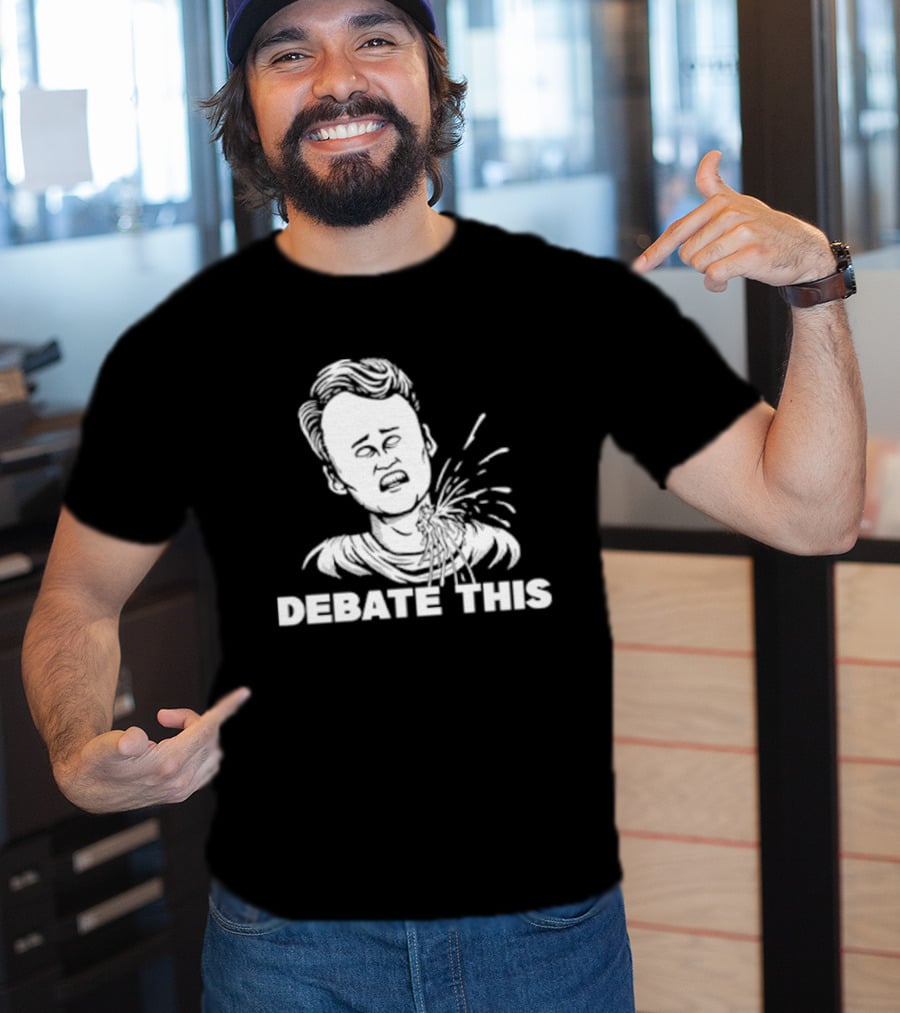 Charlie Kirk Debate This Explosion Head T-Shirt