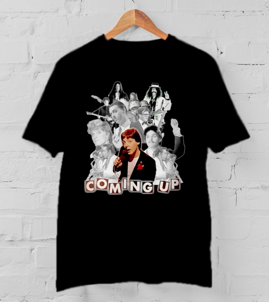Coming Up Album Paul McCartney Music Video Characters And Band Collage T-Shirt