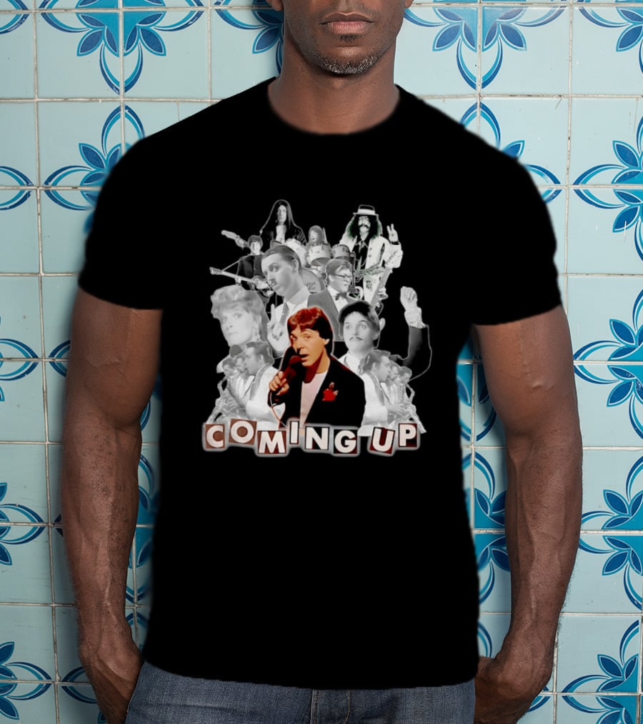 Coming Up Album Paul McCartney Music Video Characters And Band Collage T-Shirt
