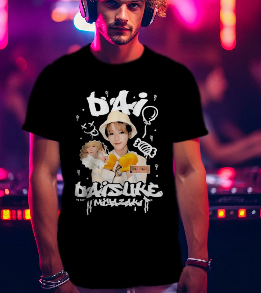 Dai Daisuke Miyazaki AHOF Playful Balloon And Candy T-Shirt