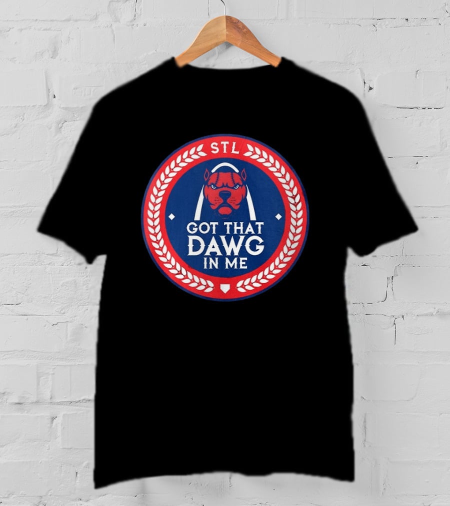 Got That Dawg In Me STL Red And Blue T-Shirt