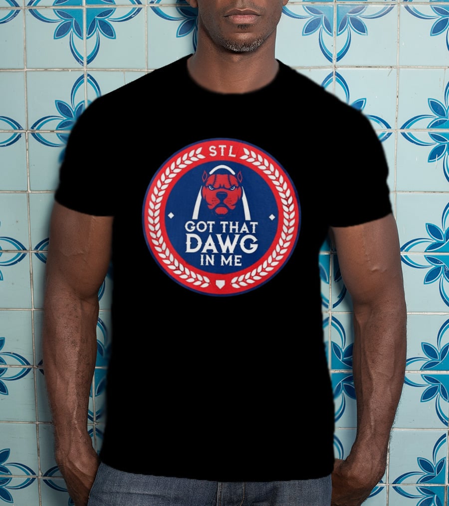 Got That Dawg In Me STL Red And Blue T-Shirt